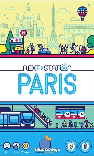 DMGBLG09079 Next Station: Paris Game (Damaged) published by Blue Orange Games