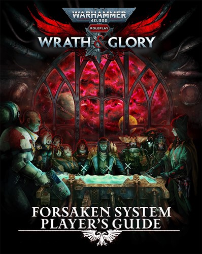 DMGCB72602 Warhammer 40000 RPG: Wrath And Glory Forsaken System Players Guide (Damaged) published by Cubicle 7 Entertainment