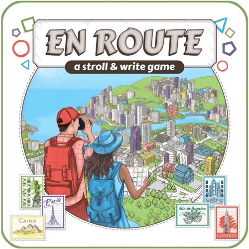 DMGCGA16001 En Route Board Game (Damaged) published by Crowd Games