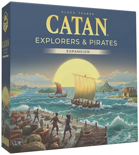 DMGCN3085 Catan Board Game: 6th Edition Explorers And Pirates 6th Expansion (Damaged) published by Catan Studios