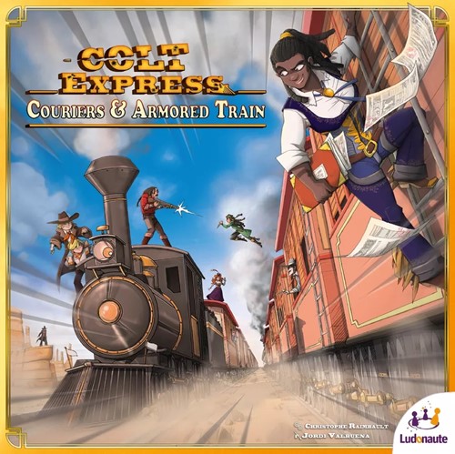 DMGCSGCOLTCOU Colt Express Board Game: Couriers And Armored Train Expansion (Damaged) published by Ludonaute