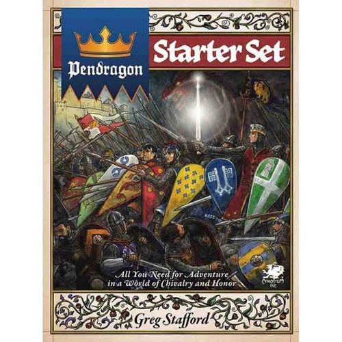 DMGCT2729X King Arthur Pendragon RPG: Starter Set: Relive The Glory Of King Arthur's Court! (Damaged) published by Chaosium