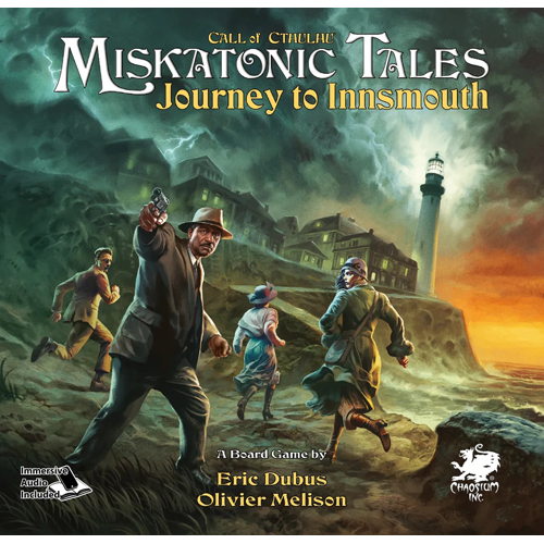 DMGCT9007 Miskatonic Tales: Journey To Innsmouth Board Game (Damaged) published by Chaosium