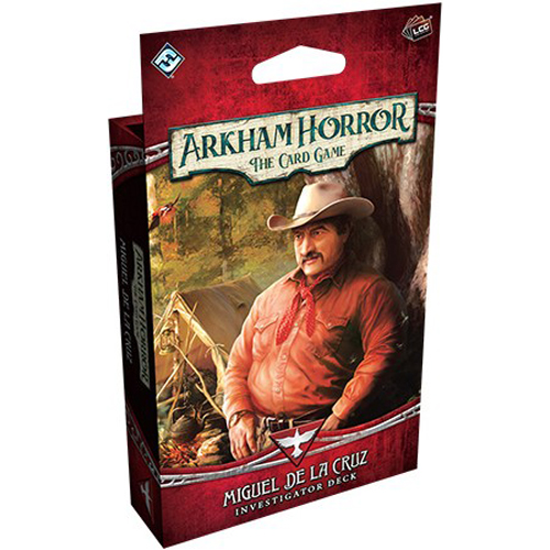 DMGFFGAHC105 Arkham Horror LCG: Miguel De La Cruz Investigator Deck (Damaged) published by Fantasy Flight Games