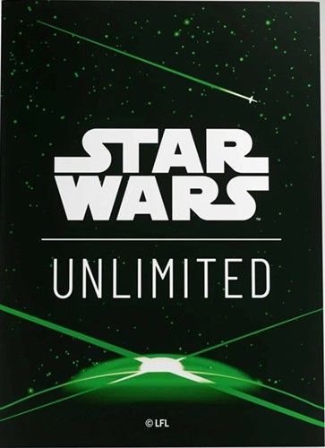 DMGGGS15080ML Star Wars: Unlimited Art Sleeves - Card Back Green (Damaged) published by Gamegenic
