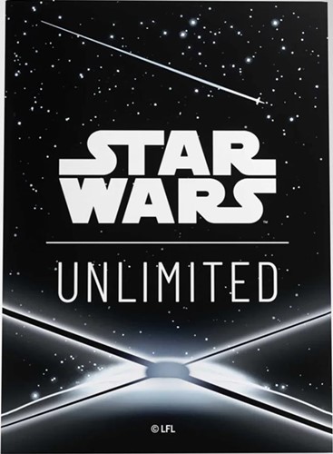 DMGGGS15083ML Star Wars: Unlimited Art Sleeves - Card Back Black 2 (Damaged) published by Gamegenic