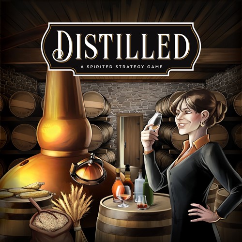 DMGHPPVG01000 Distilled Card Game (Damaged) published by Paverson Games