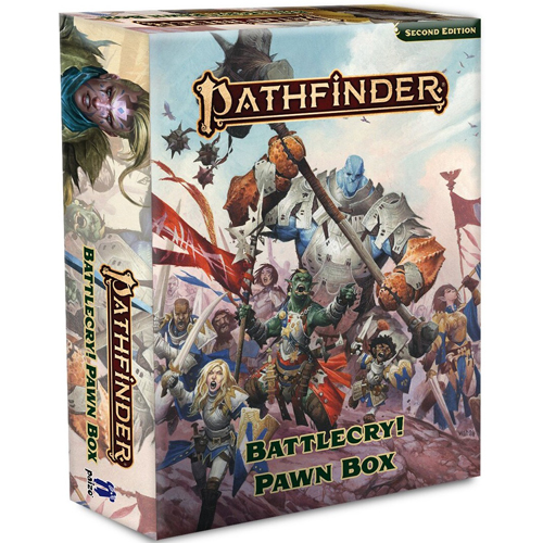 DMGPAI10012MC Pathfinder RPG 2nd Edition: Battlecry! Pawn Box (Damaged) published by Paizo Publishing