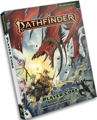 DMGPAI12001PE Pathfinder RPG 2nd Edition: Player Core Pocket Edition (Damaged) published by Paizo Publishing