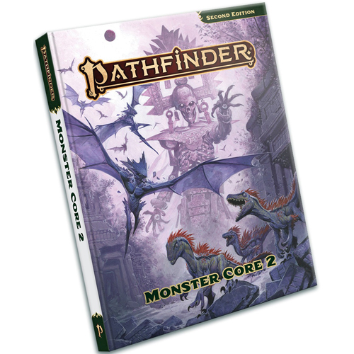 DMGPAI12009HC Pathfinder RPG 2nd Edition: Monster Core 2 Hardcover (Damaged) published by Paizo Publishing