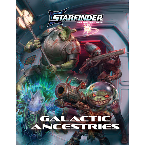 DMGPAI22005HC Starfinder 2nd Edition: Galactic Ancestries (Damaged) published by Paizo Publishing