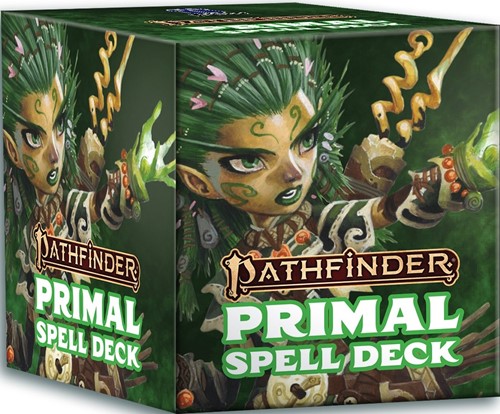 DMGPAI2215 Pathfinder RPG 2nd Edition: Primal Spell Deck (Damaged) published by Paizo Publishing