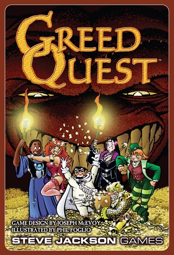 2!DMGSJ1435 GreedQuest Card Game (Damaged) published by Steve Jackson Games