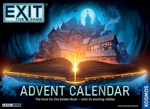 DMGTHK681951 EXIT Card Game: Advent Calendar: Hunt For The Golden Book (Damaged) published by Kosmos Games 