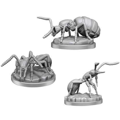 DMGWZK90655S Pathfinder Deep Cuts Unpainted Miniatures: Giant Ants (Damaged) published by WizKids Games