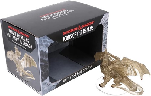 DMGWZK96303 Dungeons And Dragons: Adult Crystal Dragon (Damaged) published by WizKids Games