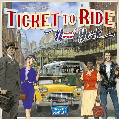 DOW720060 Ticket To Ride Board Game: New York published by Days Of Wonder