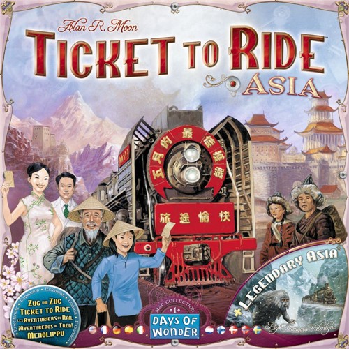 Ticket To Ride Board Game Map Collection: Volume 1 - Team Asia And Legendary Asia