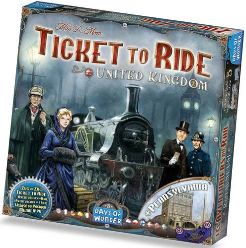 Ticket To Ride Board Game Map Collection: Volume 5 - United Kingdom And Pennsylvania