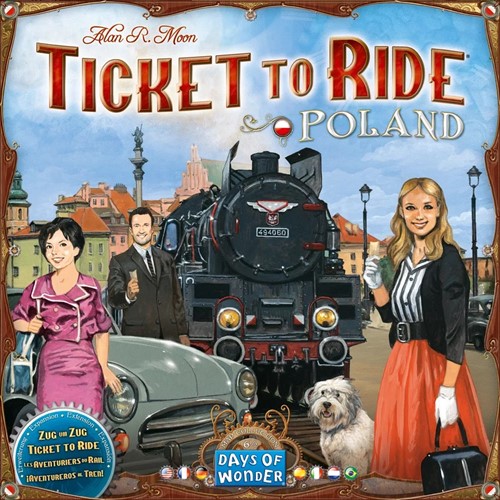2!DOW720130 Ticket To Ride Board Game Map Collection Poland published by Days Of Wonder