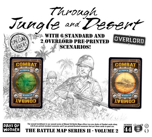 DOW730026 Memoir '44 Board Game: Battle Map 2: Through Jungle And Desert published by Days Of Wonder