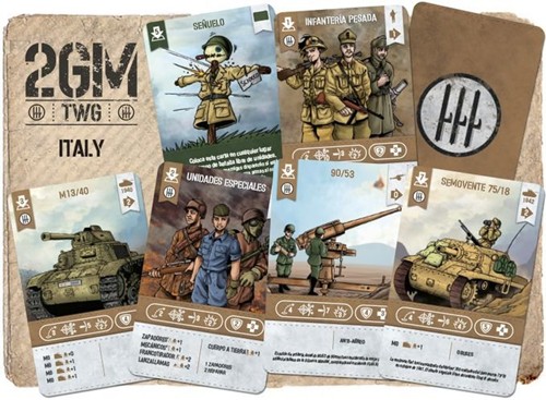 2!DRA2GMITL 2GM Tactics Board Game: Italy Expansion published by Draco Ideas