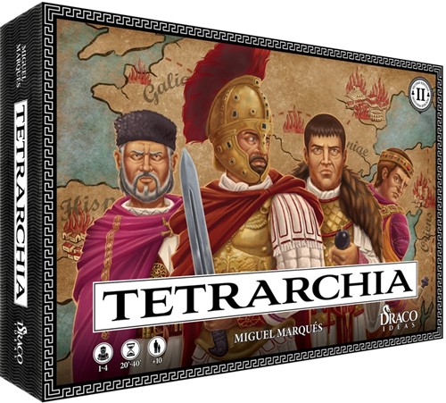 2!DRATET01 Tetrarchia Board Game published by Draco Ideas