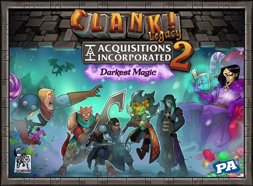 2!DWD04003 Clank! Board Game: Legacy: Acquisitions Incorporated 2 - Darkest Magic published by Direwolf Digital