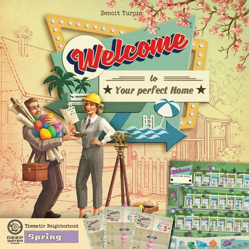 DWGWTXSUM Welcome To Your Perfect Home Game: Summer Neighborhood Expansion published by Deep Water Games