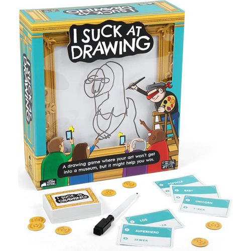 2!EKISADCORE3 I Suck At Drawing Board Game published by Exploding Kittens