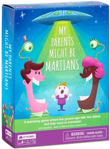 EKMRTNCORE4 My Parents Might Be Martians Card Game published by Exploding Kittens