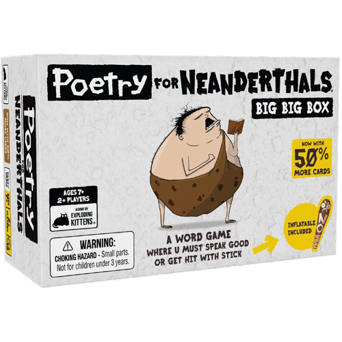 2!EKPFNMORE3 Poetry For Neanderthals Card Game: More - Bigger Box published by Exploding Kittens