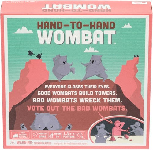 EKWMBTCORE4 Hand To Hand Wombat Card Game published by Exploding Kittens