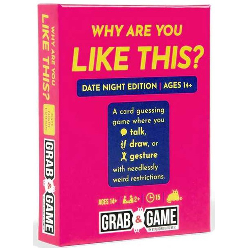2!EKWYLTIMPD8 Grab And Game: Why Are You Like This (Date Mode) published by Exploding Kittens
