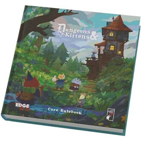 ESDAK02EN Dungeons And Kittens RPG: Core Rulebook published by Edge Entertainment Studio