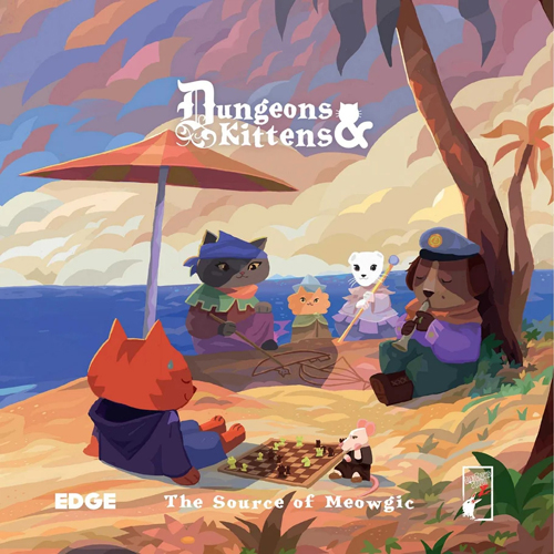 2!ESDAK04EN Dungeons And Kittens RPG: The Source of Meowgic published by Edge Entertainment Studio