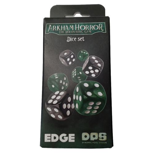 3!ESDPSAH00ML Arkham Horror RPG: Dice Set published by Edge Entertainment Studio