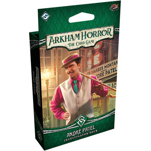 2!FFGAHC103 Arkham Horror LCG: Andre Patel Investigator Deck published by Fantasy Flight Games