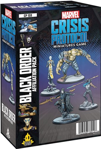 2!FFGCP159 Marvel Crisis Protocol Miniatures Game: Black Order Squad Pack published by Fantasy Flight Games