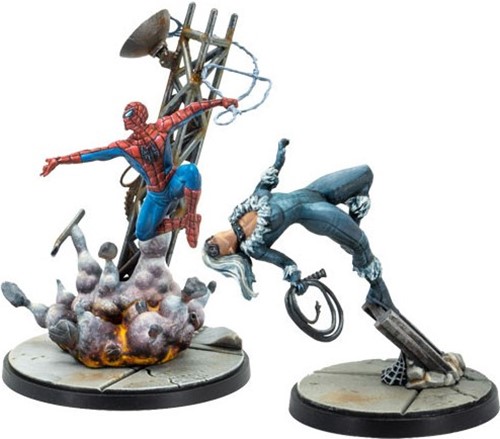 FFGCP37 Marvel Crisis Protocol Miniatures Game: Spider-man And Black Kat Expansion published by Fantasy Flight Games