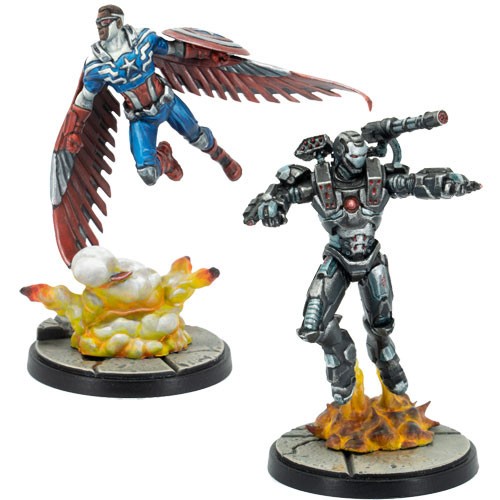 FFGCP38 Marvel Crisis Protocol Miniatures Game: Captain America And War Machine Expansion published by Fantasy Flight Games