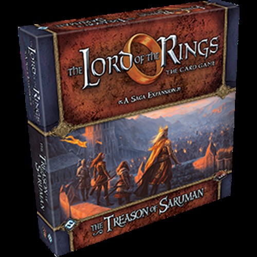 FFGMEC45 The Lord Of The Rings LCG: The Treason Of Saruman Saga Expansion published by Fantasy Flight Games