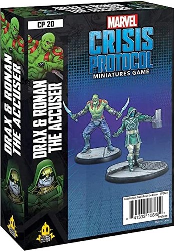 FFGMSG20 Marvel Crisis Protocol Miniatures Game: Drax And Ronan The Accuser published by Atomic Mass Games