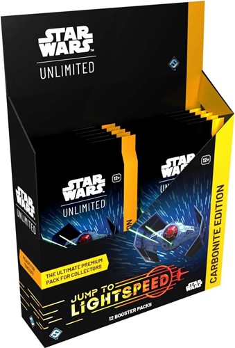 2!FFGSWH0406 Star Wars: Unlimited Jump To Lightspeed Carbonite Collector Booster Display published by Fantasy Flight Games