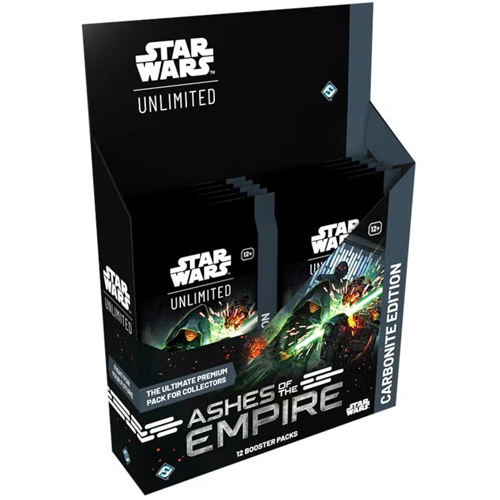 2!FFGSWH0806 Star Wars: Unlimited Ashes Of The Empire Carbonite Booster Display published by Fantasy Flight Games