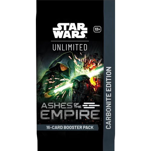 2!FFGSWH0806S Star Wars: Unlimited Ashes Of The Empire Carbonite Booster Pack published by Fantasy Flight Games