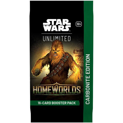 2!FFGSWH0906S Star Wars: Unlimited Homeworlds Carbonite Booster Pack published by Fantasy Flight Games