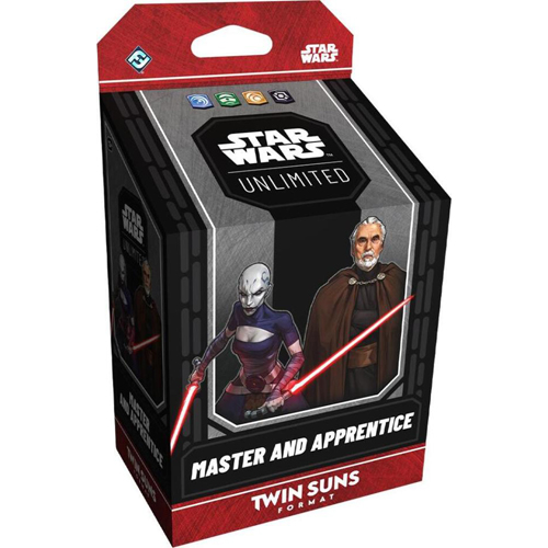 2!FFGSWHA024S2 Star Wars: Unlimited Twin Suns: Master And Apprentice: Count Dooku And Asajj Ventress published by Fantasy Flight Games