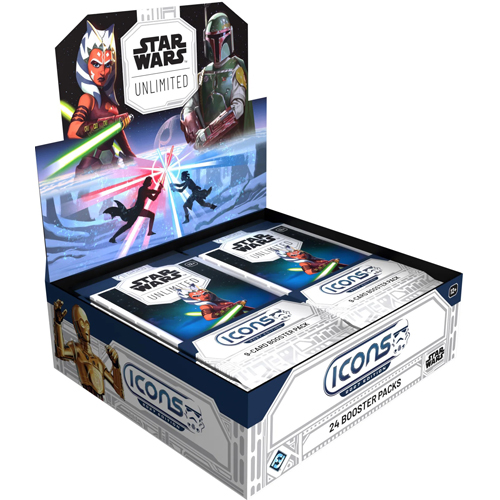 2!FFGSWHA027 Star Wars: Unlimited Icons 2027 Booster Display published by Fantasy Flight Games