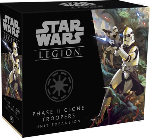 FFGSWL61 Star Wars Legion: Phase II Clone Troopers Unit Expansion published by Fantasy Flight Games
